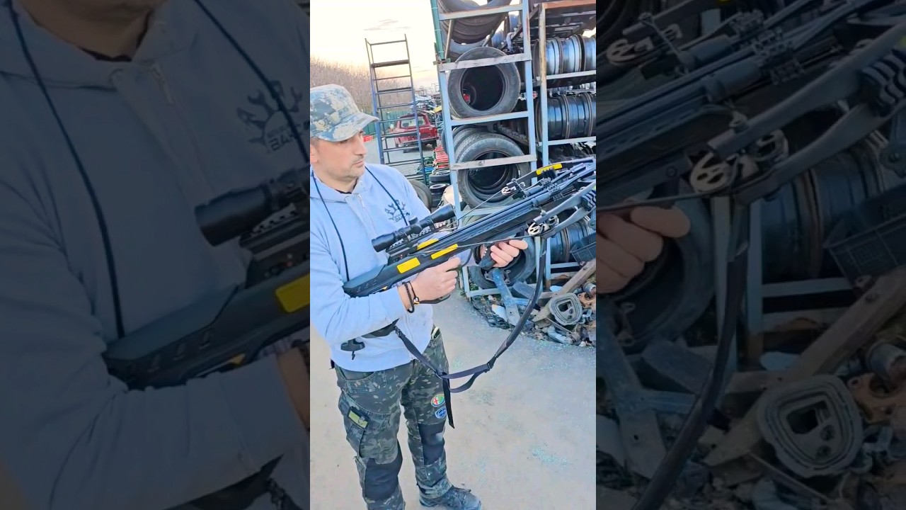 Arrow and car door #shorts #short #car #crossbow