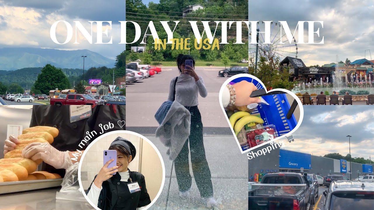 Work and Travel Vlog 🇺🇸| ทำงานที่ FoodCity, นั่งTrolleyชมเมือง Pigeon Forge, ช้อปปิ้งที่ Walmart 🛒