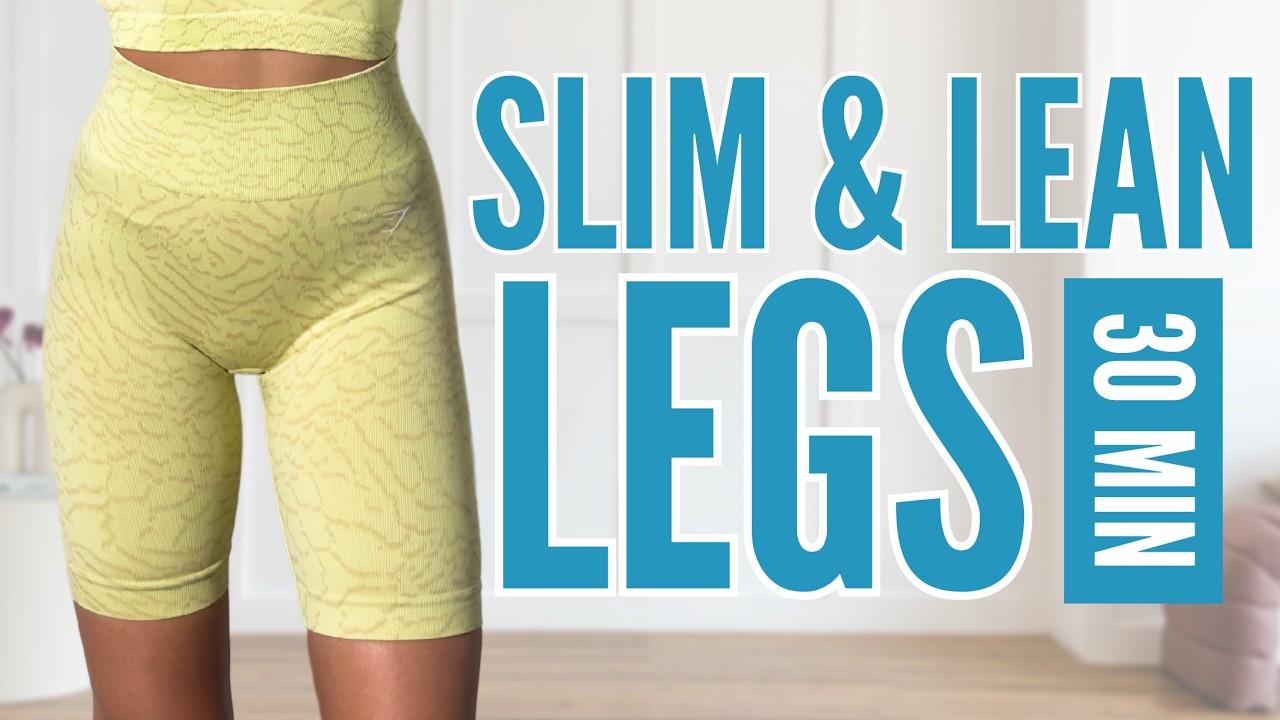 30 min Slim & Lean Leg Workout // Fat Burn Lower Body HIIT at Home