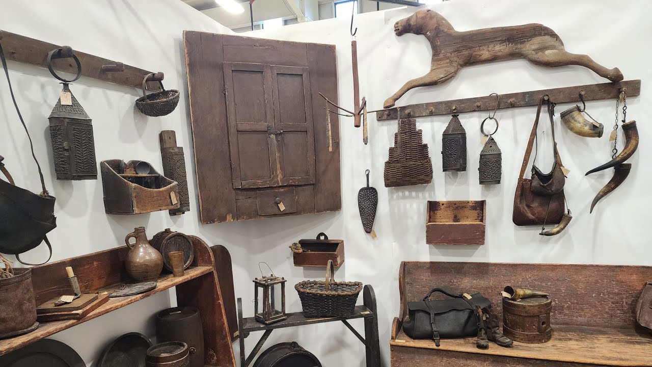 Incredible Americana, Folk Art, Advertising, Primitives, Hudson Antique Show, 18th and 19th Century