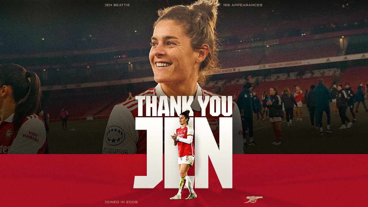 Thank you, Jen ❤️ | Jen Beattie leaves Arsenal after an eight-year stint | Arsenal Women