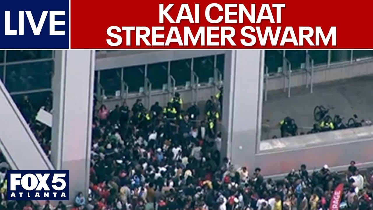 LIVE | Thousands swarm Kai Cenat's Streamer University in Atlanta
