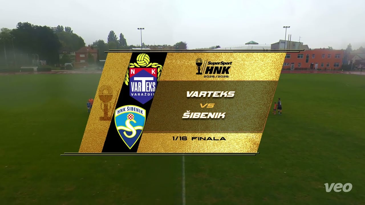 VARTEKS vs ŠIBENIK 4:1 (šesnaestina finala, SuperSport HNK 25/26)