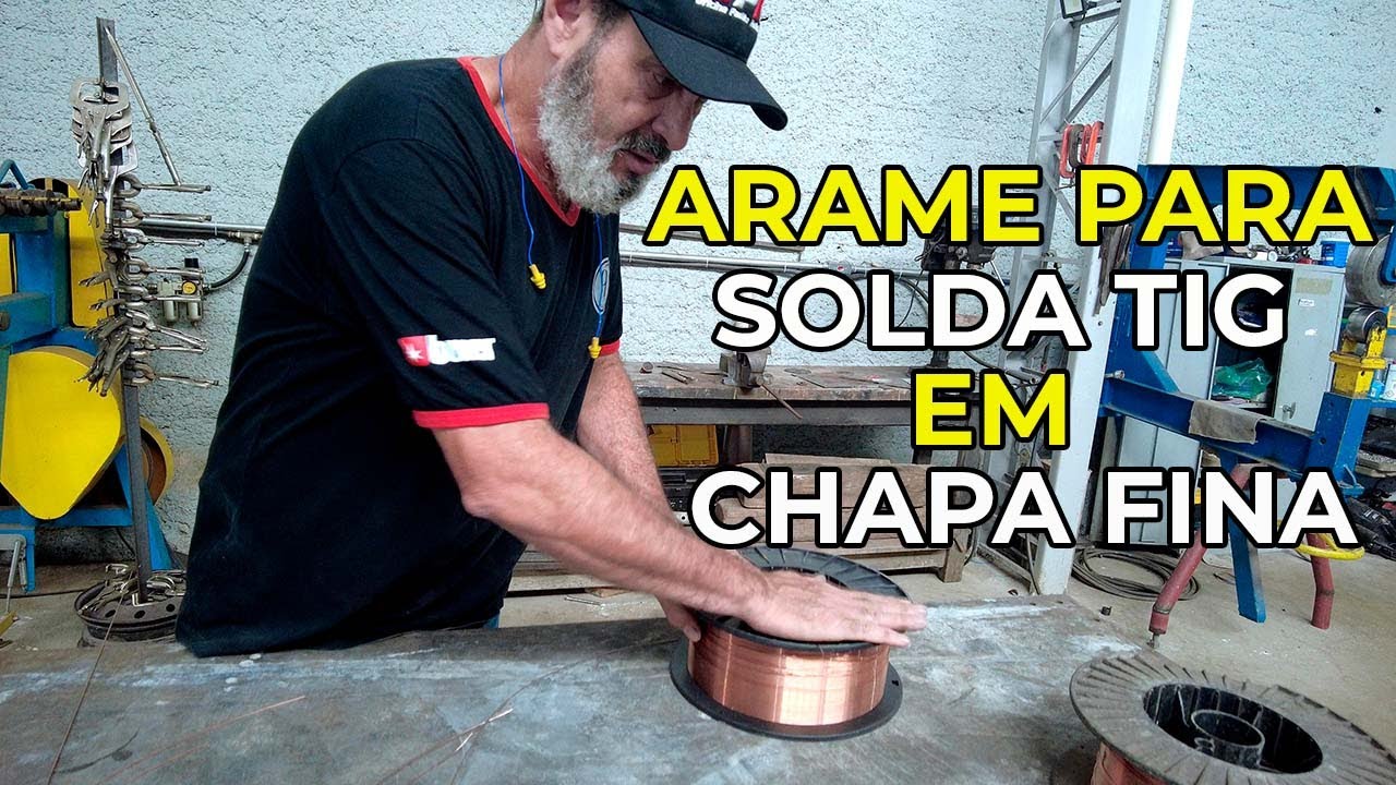 Melhor arame para soldar chapa fina com a TIG.