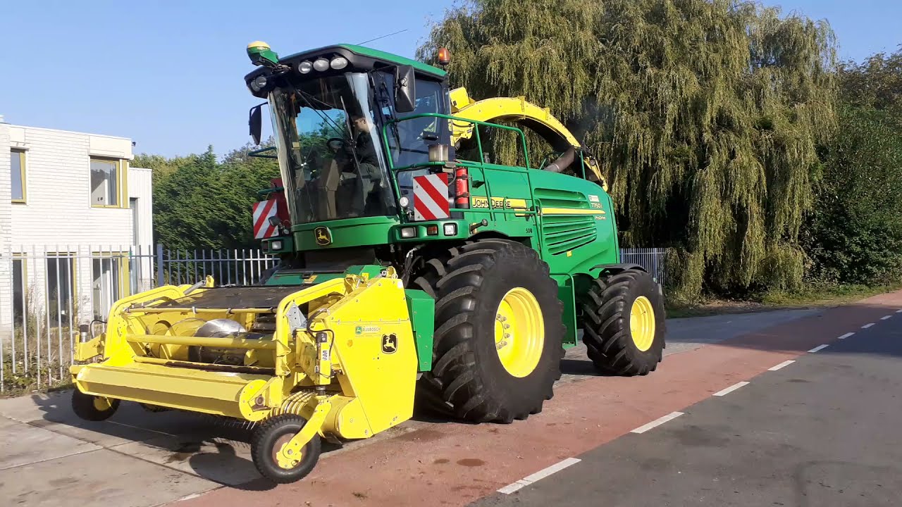 John deere 77501, bj 2009, 3 609 kooi uren + john deere 630b, 2009