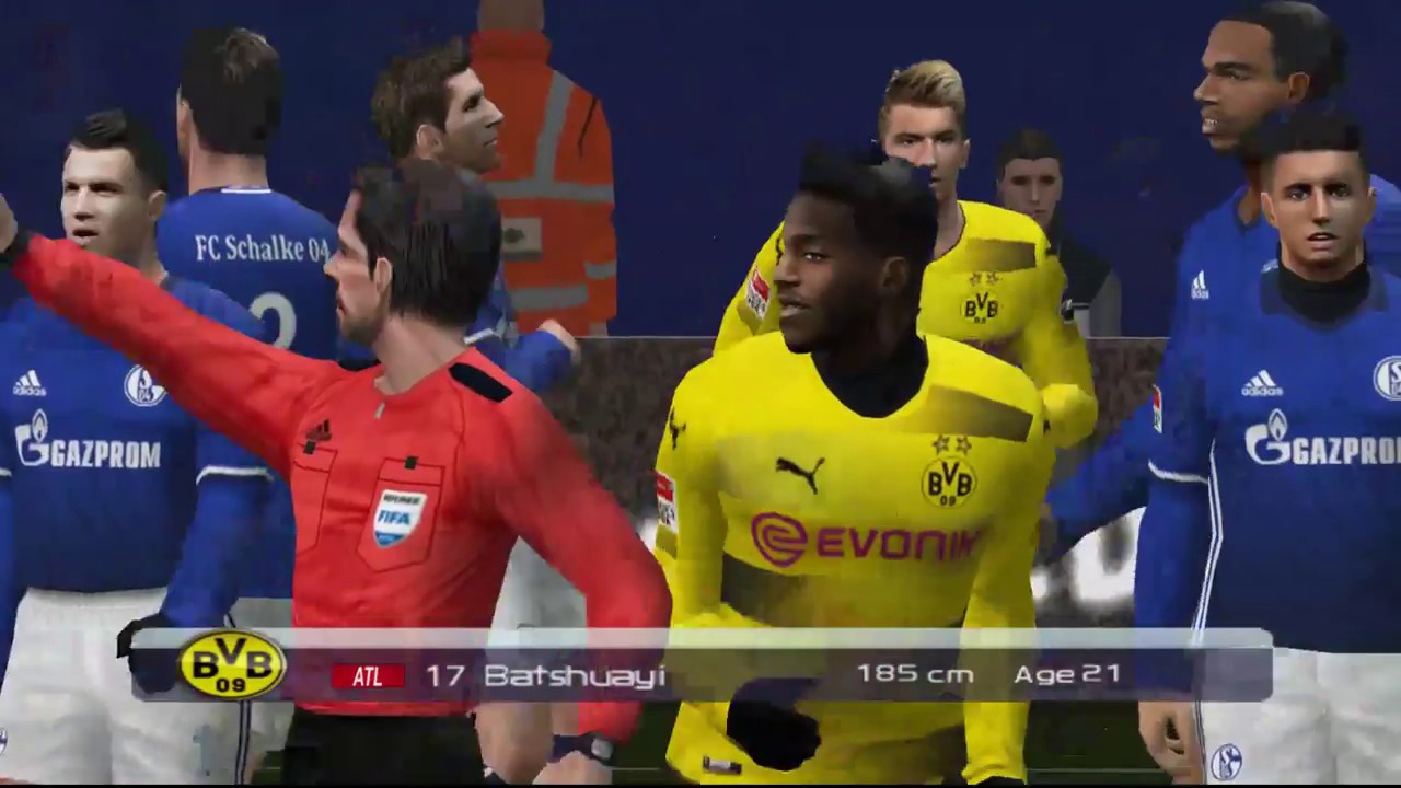 PES6 Schalke 04 vs Borussia Dortmund Patch stonecold 2018