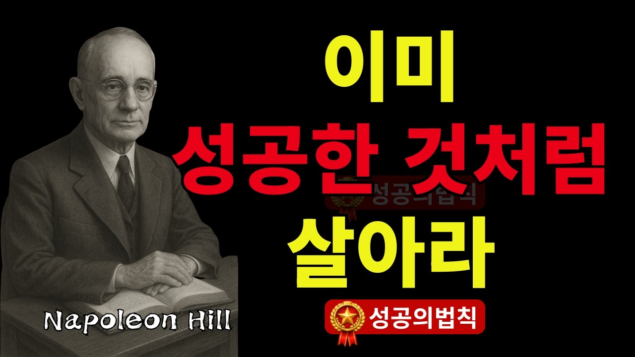 119_이미 이루어진 것처럼 행동하면 현실이 바뀝니다 | 나폴레온 힐