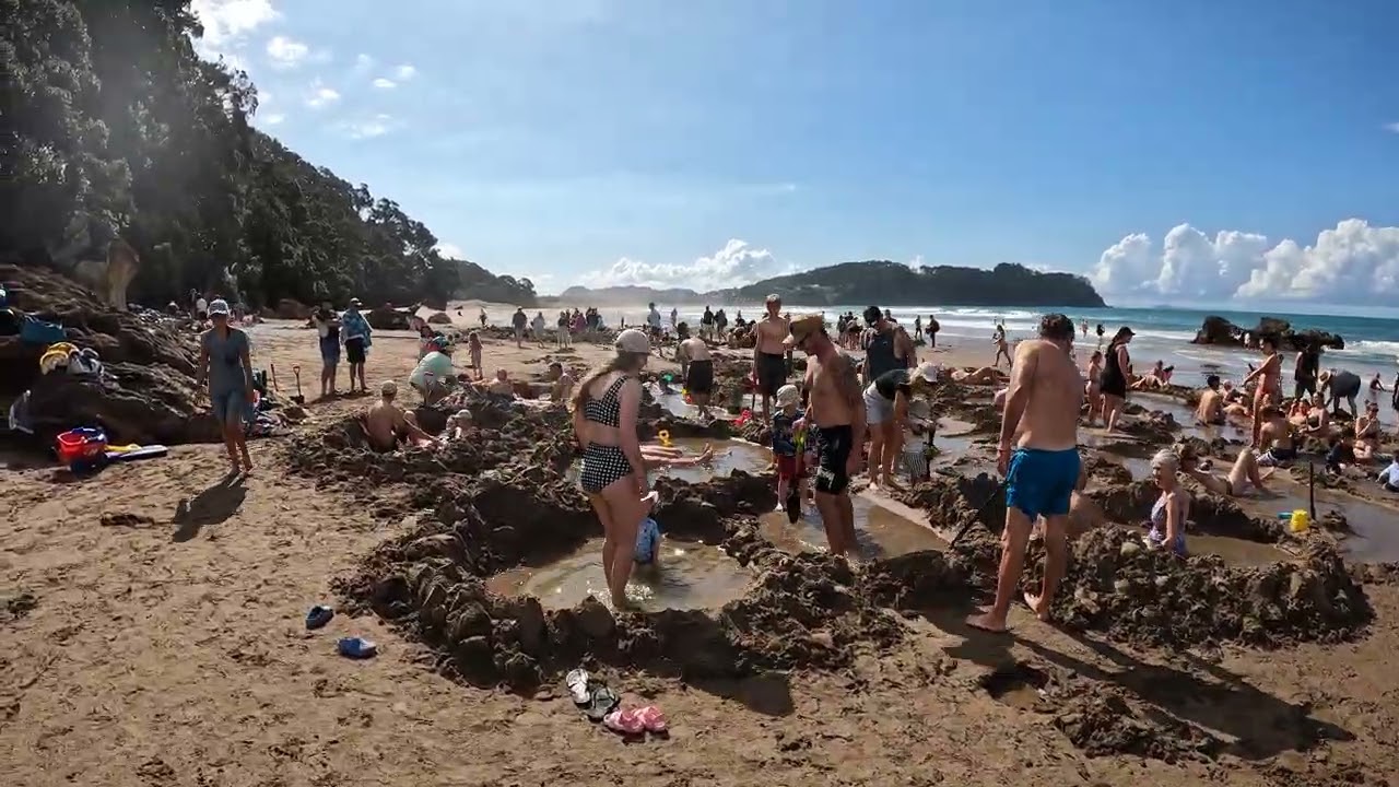 Пляж Хот-Уотер. Июнь 2026. Новая Зеландия 🇳🇿