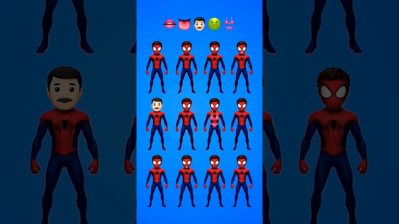 Spider man emoji #emojigame #findthedifference1000levelsiosgameplay #puzzle #emojiquiz #emojiquiz