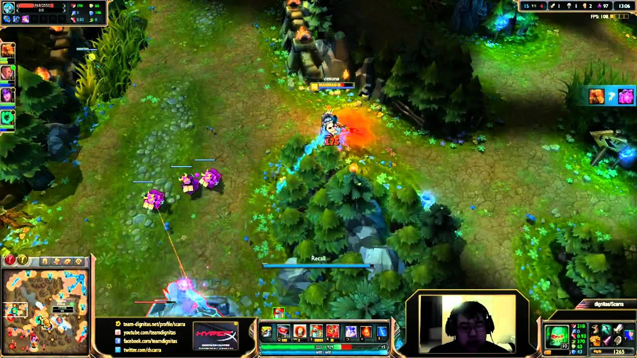 Scarra playing sion top (the legend)
