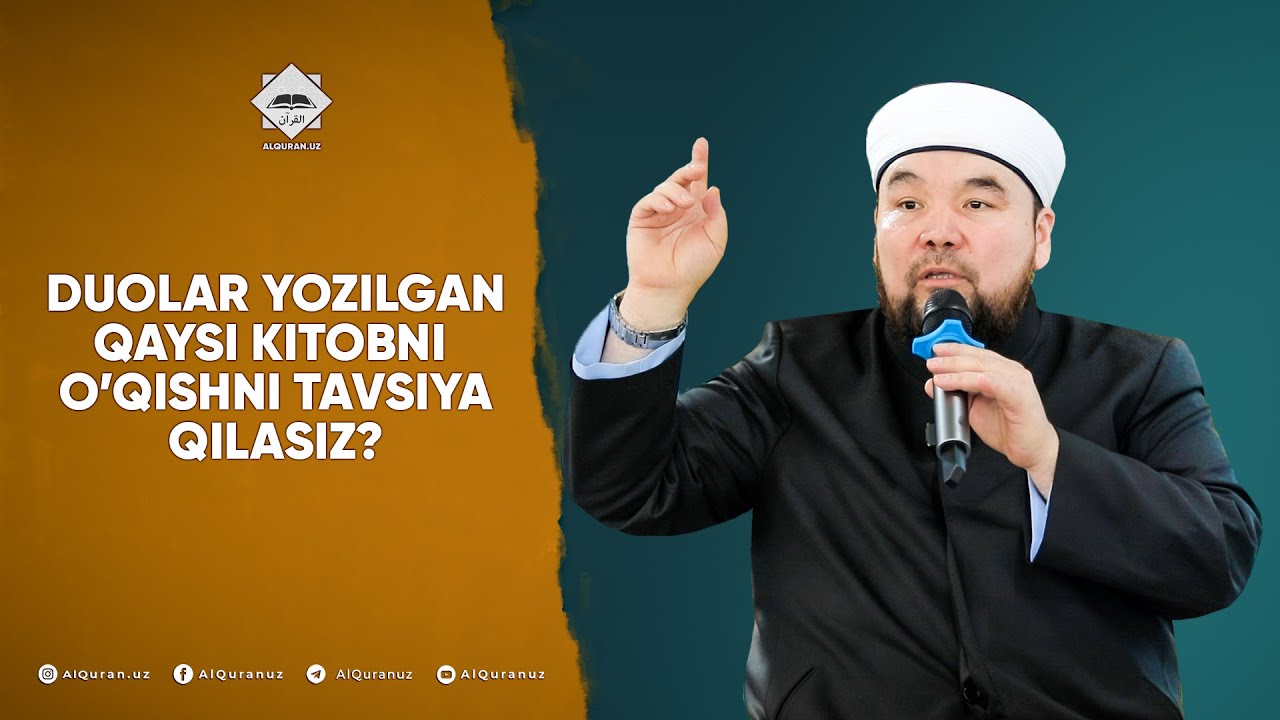 Duolar yozilgan qaysi kitobni o'qishni tavsiya qilasiz?