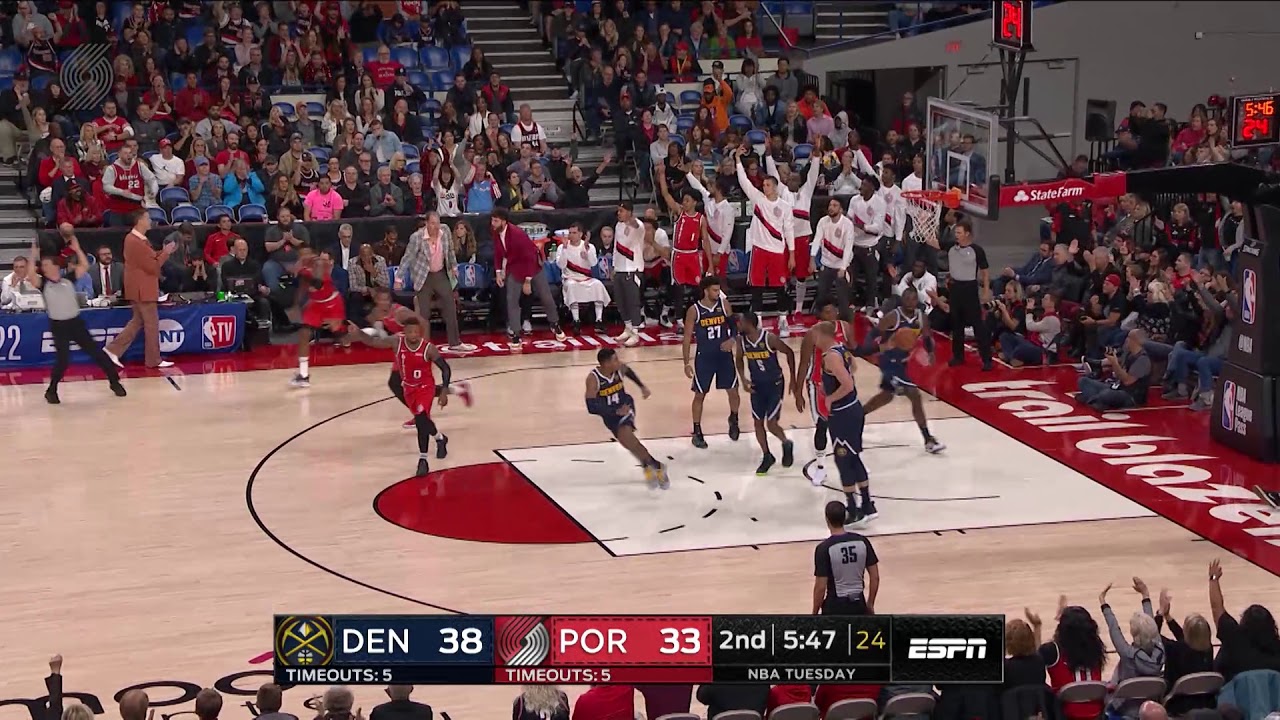 Trail Blazers 94, Nuggets 105 | Game Highlights | 2019 NBA Preseason