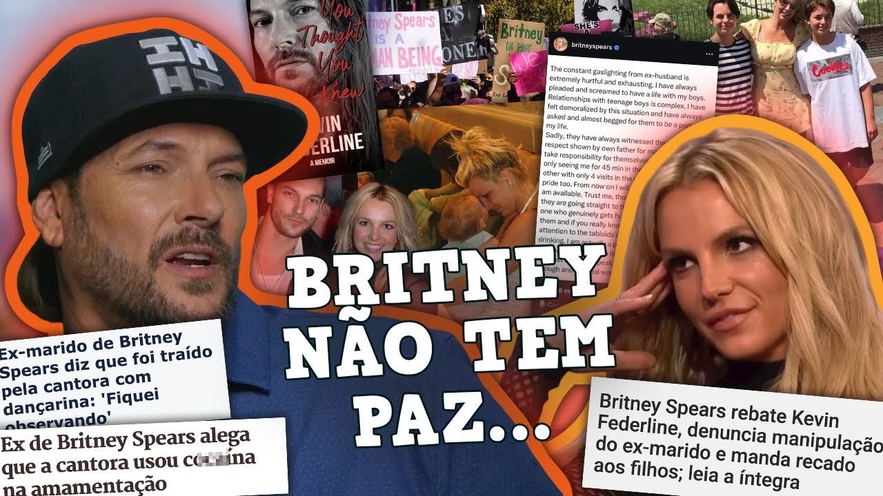 O PESADELO DE BRITNEY SPEARS: O EXPOSED PATIFE DE KEVIN FEDERLINE E SEU “LIVRO”