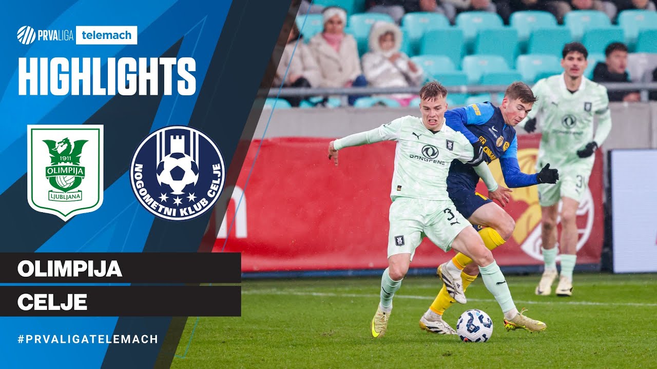 Olimpija 3-1 Celje | 21. krog 2025/26 #PrvaLigaTelemach