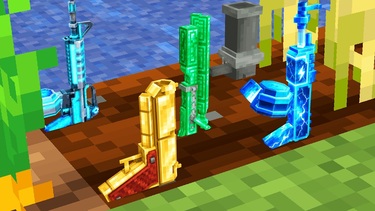 Minecraft, But You Grow OP Guns...