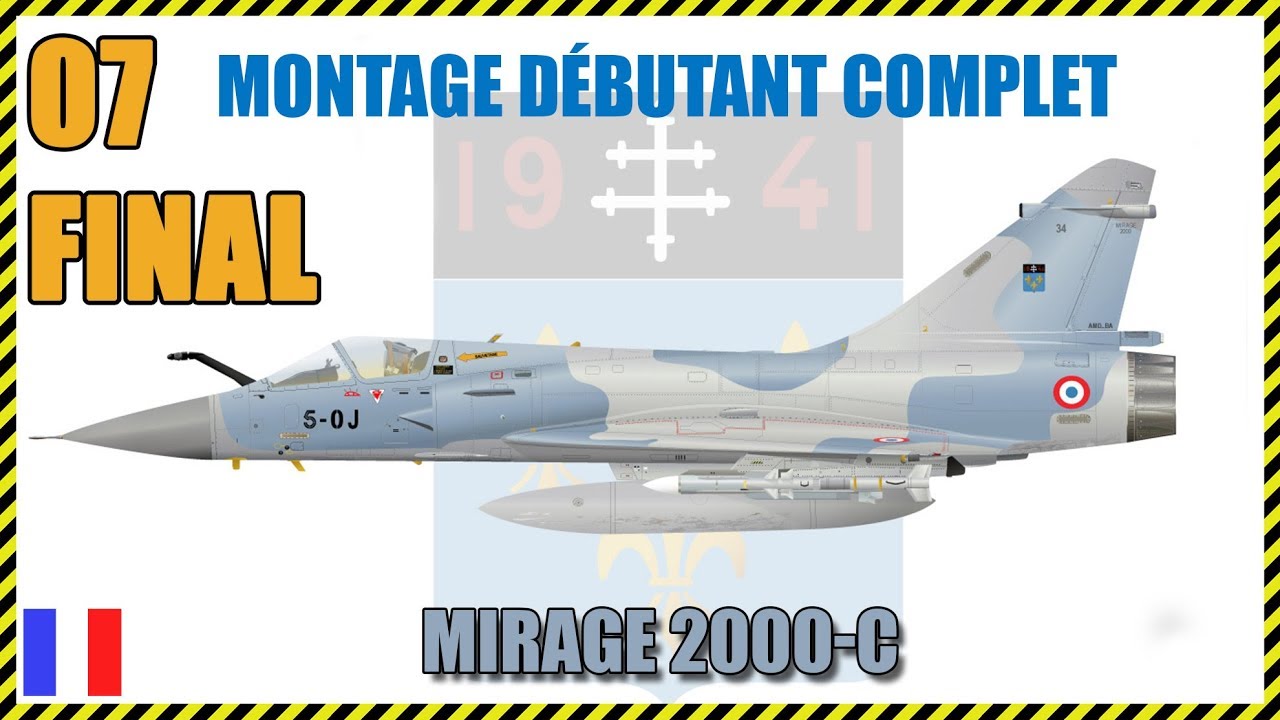 ✈️Tutoriel complet maquette: Mirage 2000C - Partie 07 final