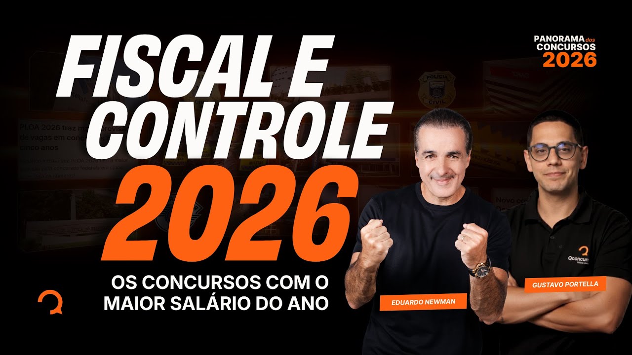 Fiscal e Controle: os concursos com maior salário de 2026