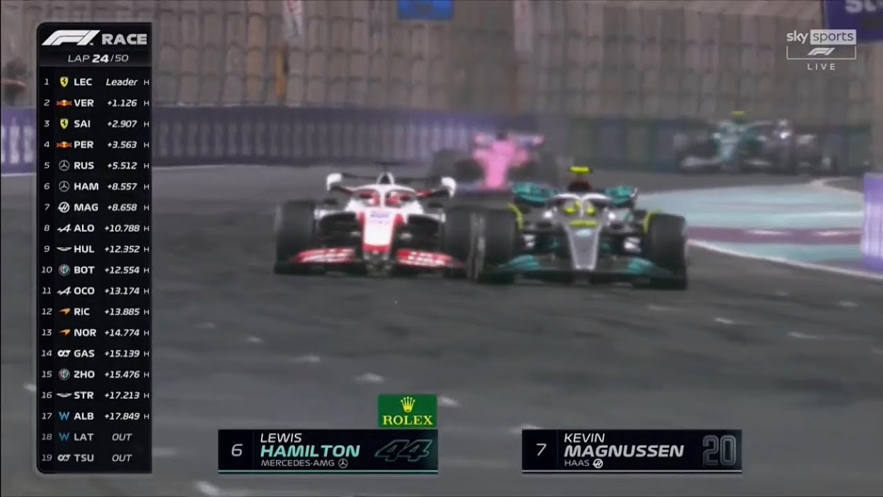 Magnussen vs Hamilton Battle | Saudi Arabian Grand Prix 2022