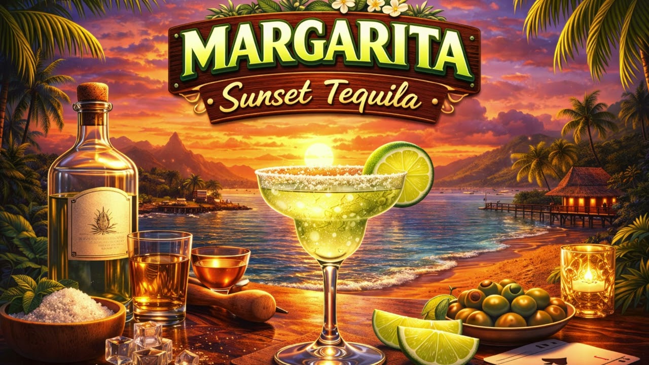 🌅 MARGARITA – SUNSET TEQUILA | ISLANDER COCKTAILS SERIES #MexicanSunset #TequilaVibes #BeachParty