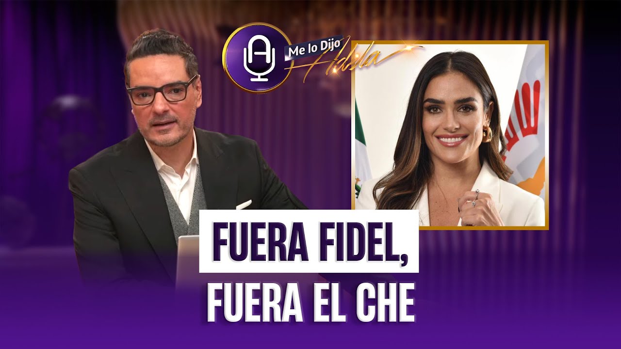 Alessandra Rojo De la Vega TUMBÓ las estatuas del Che y Fidel Castro | MLDA