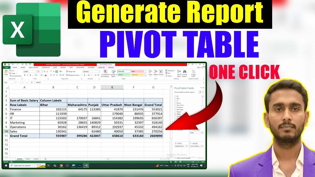 Pivot Table क्या है |  Excel में Pivot Table बनाना सीखें (Full Tutorial) | Data Analysis In Hindi