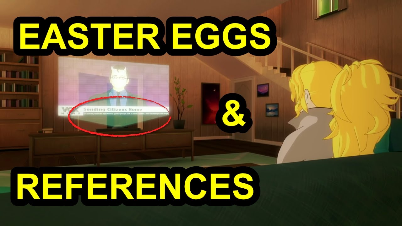 RWBY Volume 4 | EASTER EGGS, REFERENCES & FUN FACTS |