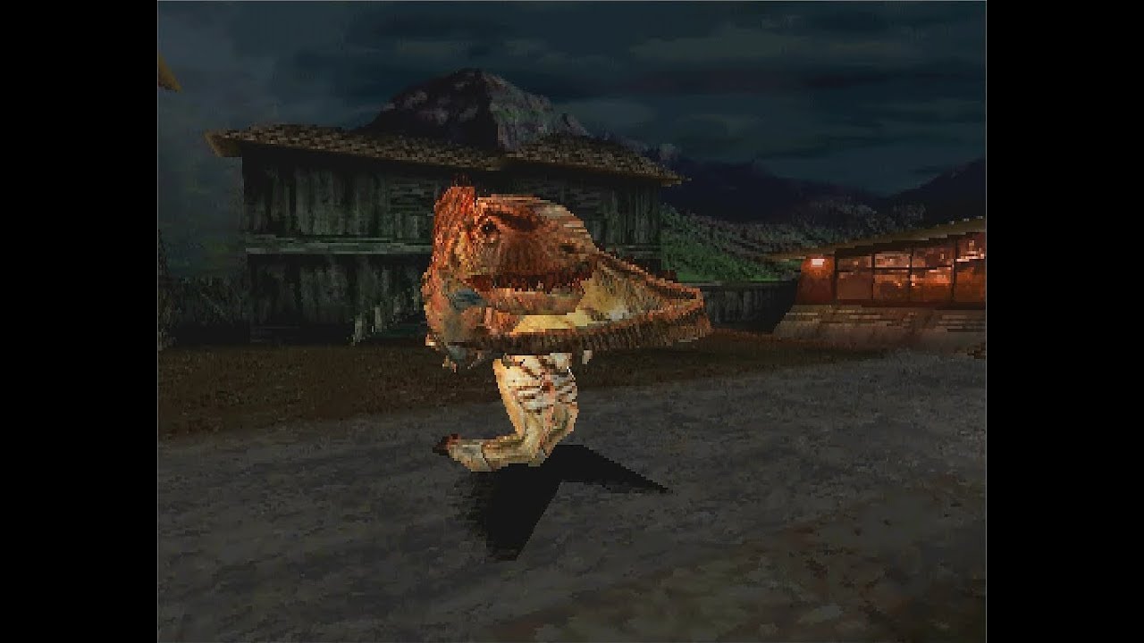 Warpath: Jurassic Park (PS1) Acrocanthosaurus Arcade
