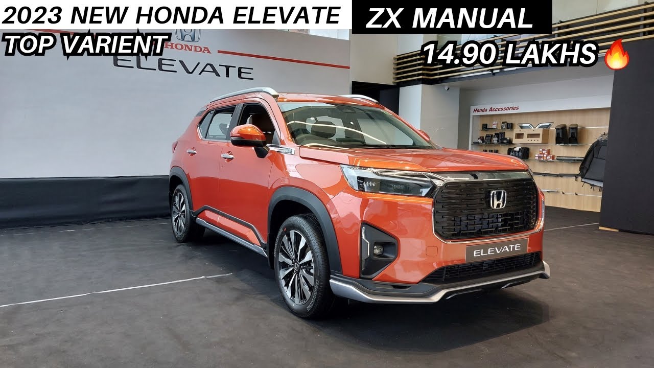 New Honda Elevate Zx Manual 2023 Detailed Review ₹ 14.90 Lakhs | Moter Jet