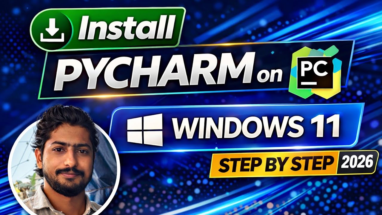 How to install PyCharm on Windows 11 (Updated 2026)|Install Pycharm on Windows step by step|