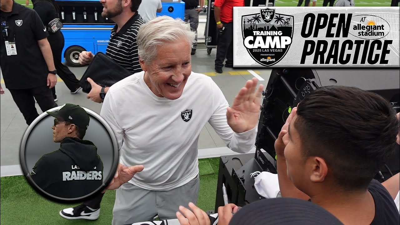 Las Vegas Raiders 2025 &mdash; Открытая тренировка на стадионе &laquo;Эллиджент&raquo;