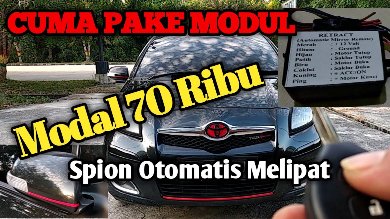 Tutorial Pasang modul Auto Retract Toyota Yaris
