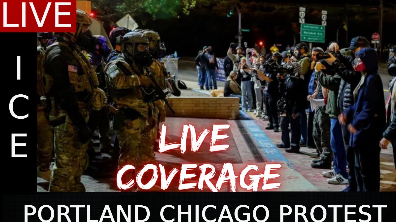 PORTLAND ICE IMMIGRATION 24HR OCCUPY PROTEST  - MULTI STREAM 10/21/2025