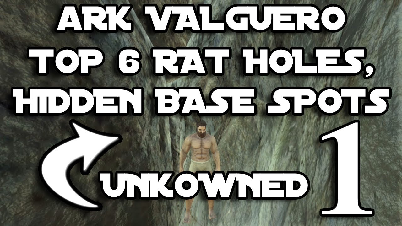 Ark Valguero Top 6 Rat Hole/Hidden Base Locations (Official)