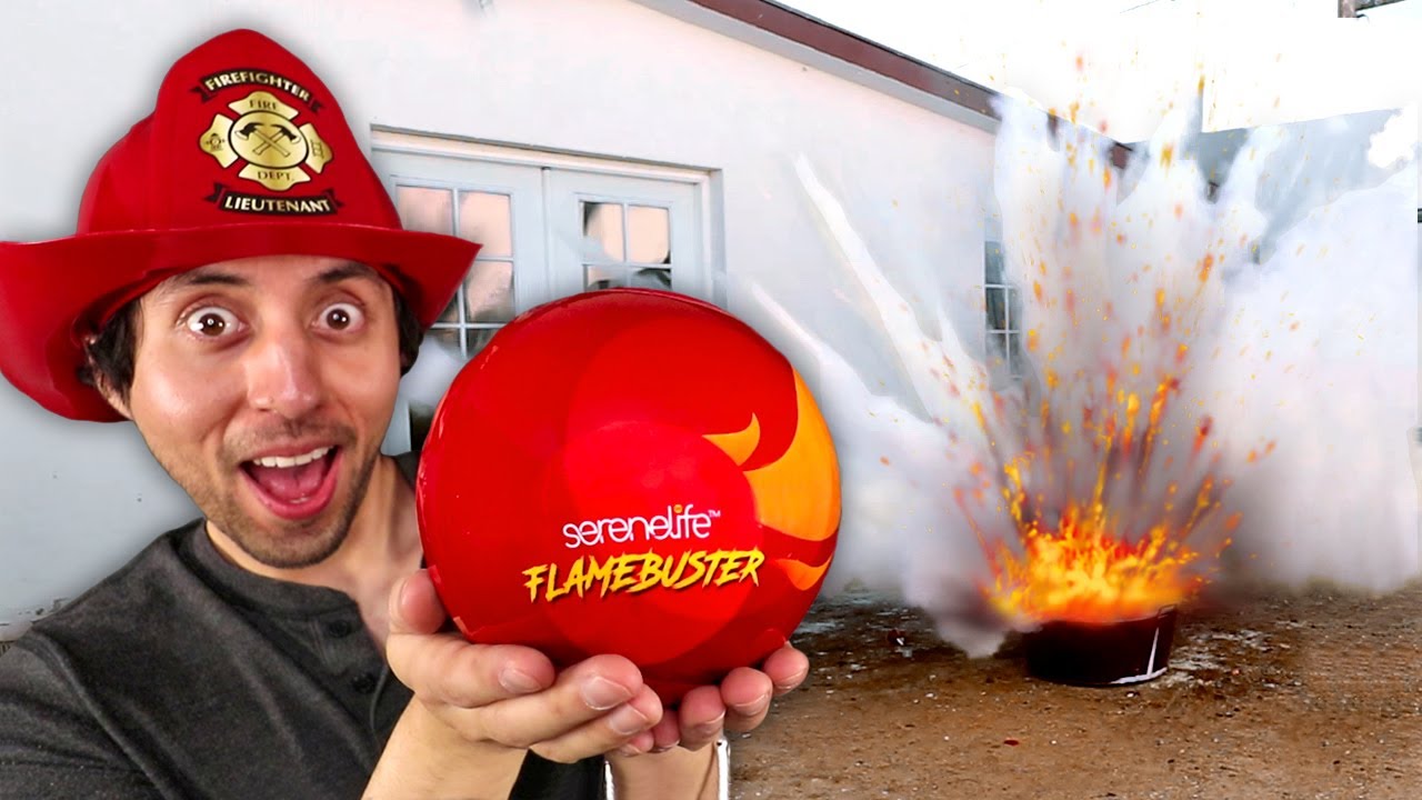 Con esta Pelota puedes Apagar un INCENDIO!!!