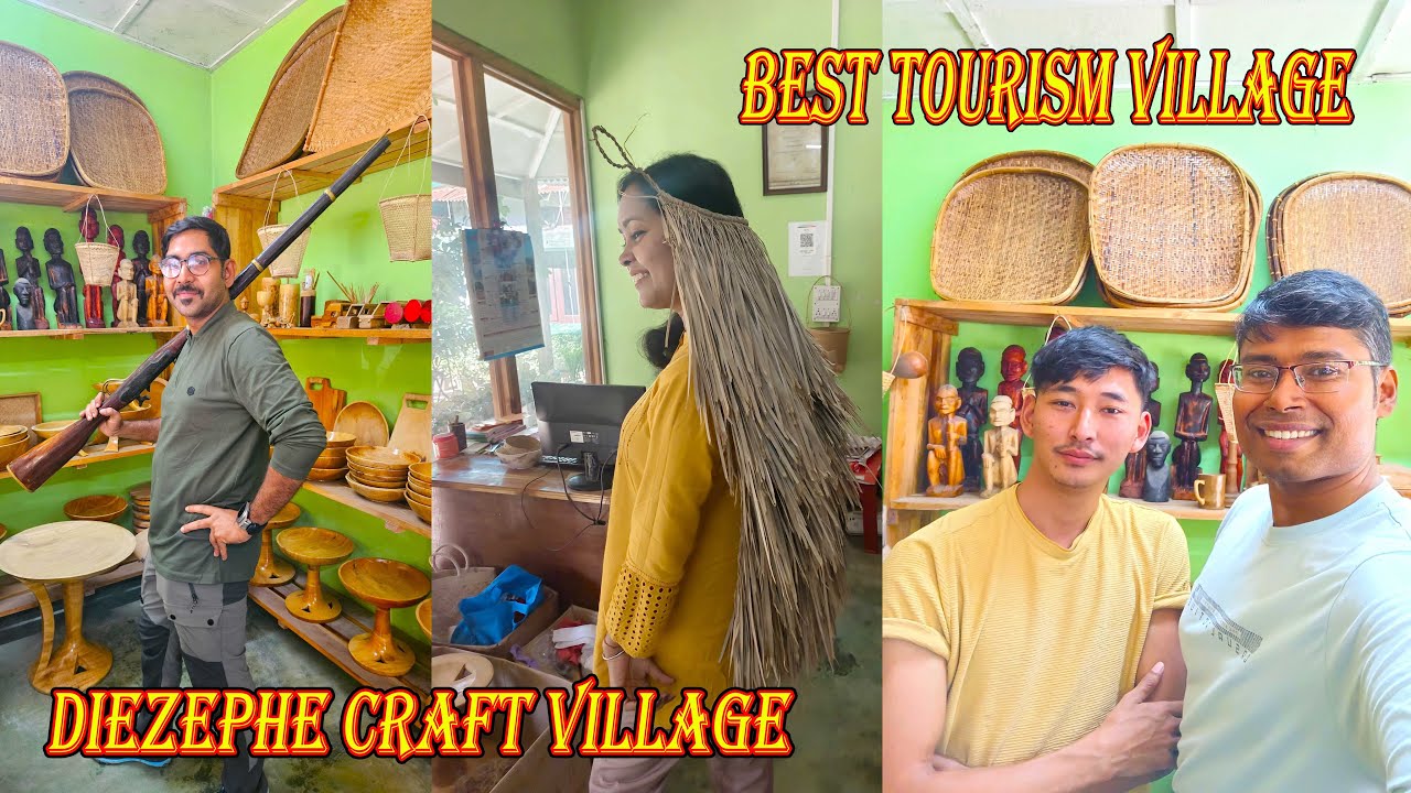 Diezephe Craft Village || 11 eco-friendly cottages || Nagaland tourism || Dimapur sightseeing