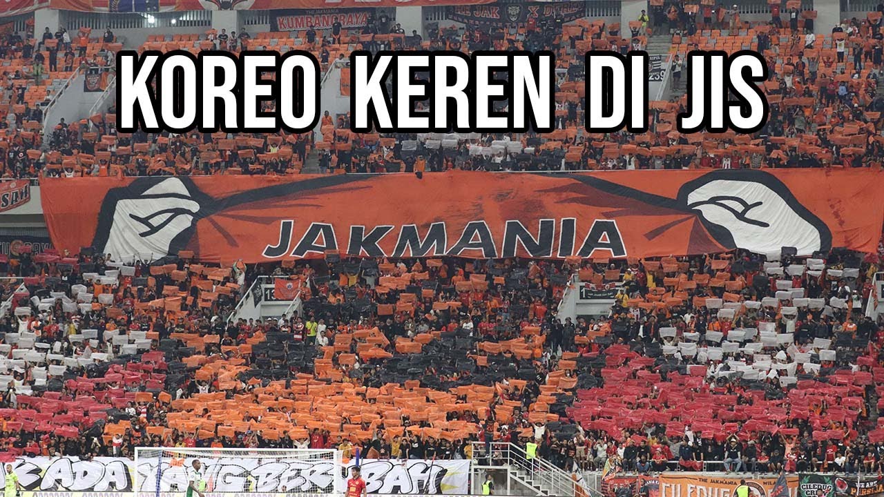 Suporter Persija The Jakmania Bikin Koreo Indah di JIS Saat Lawan PSS Sleman