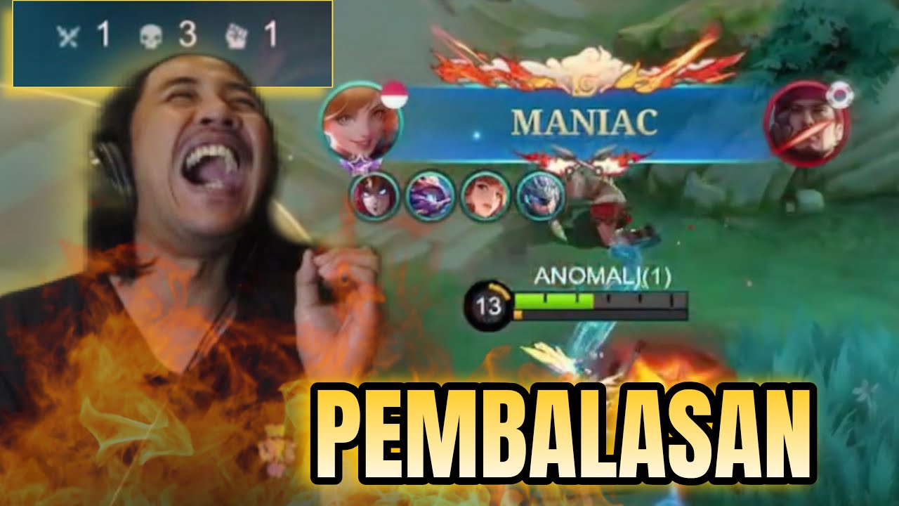 DWIWOII DI AWAL MATI TERUS TAPI ENDINGNYA MALAH DAPAT MANIAC - Mobile Legends