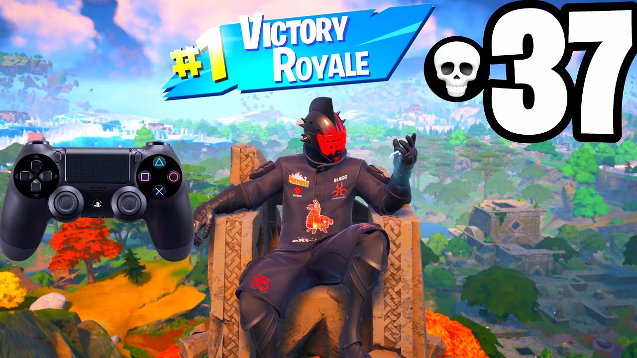 Game Knight Skin Gameplay: 37 Kill Zero Build Solo Squad Win in Fortnite Ch. 4, Season 3