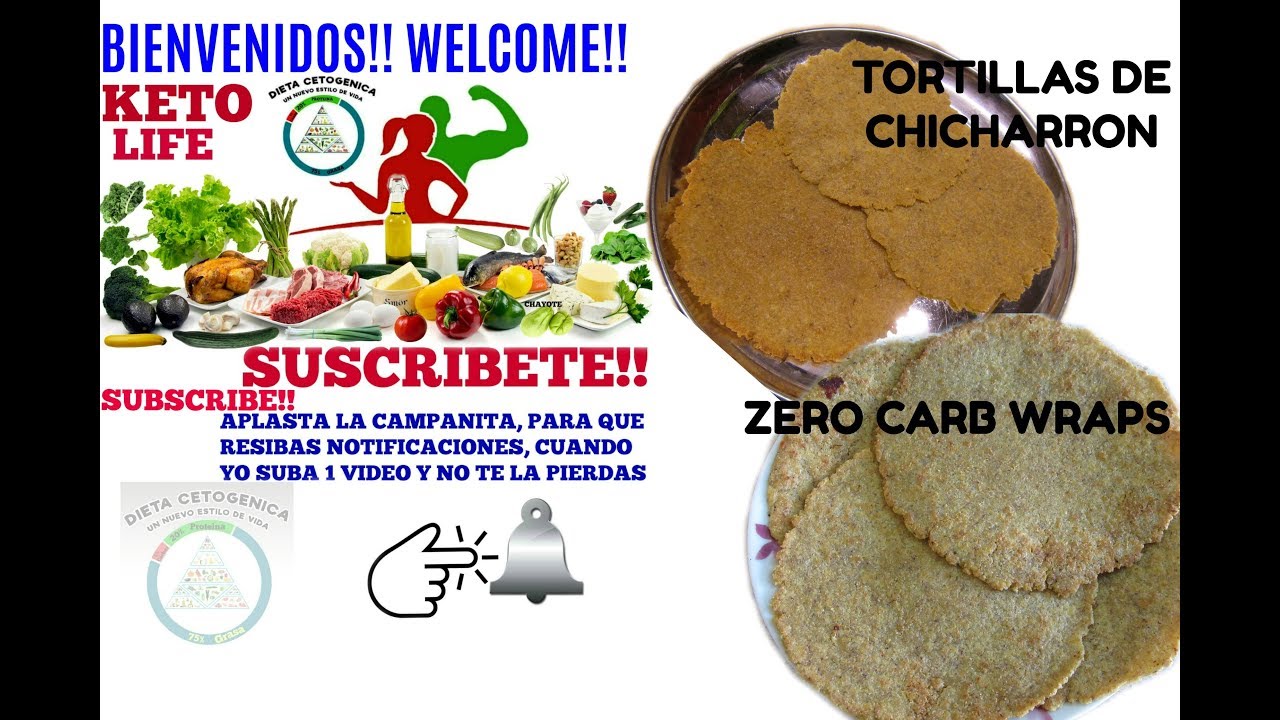 ZERO CARB WRAPS, TORTILLAS DE CHICHARRON