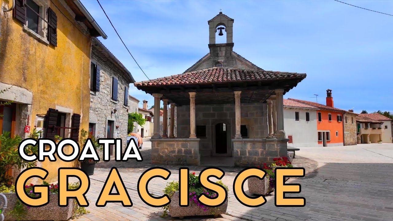 Gracisce, Croatia 🇭🇷 Walking tour 4k
