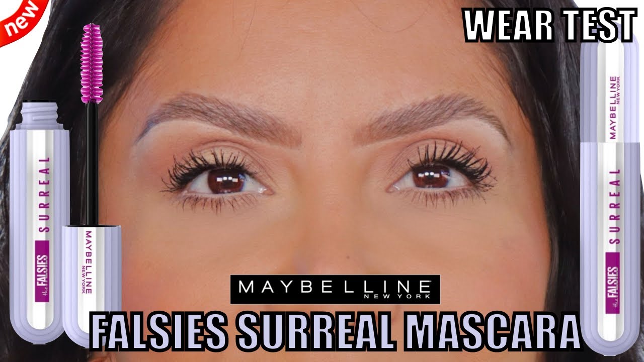 *new* MAYBELLINE FALSIES SURREAL EXTENSIONS MASCARA REVIEW + WEAR TEST *fine/flat lashes*| Magdaline