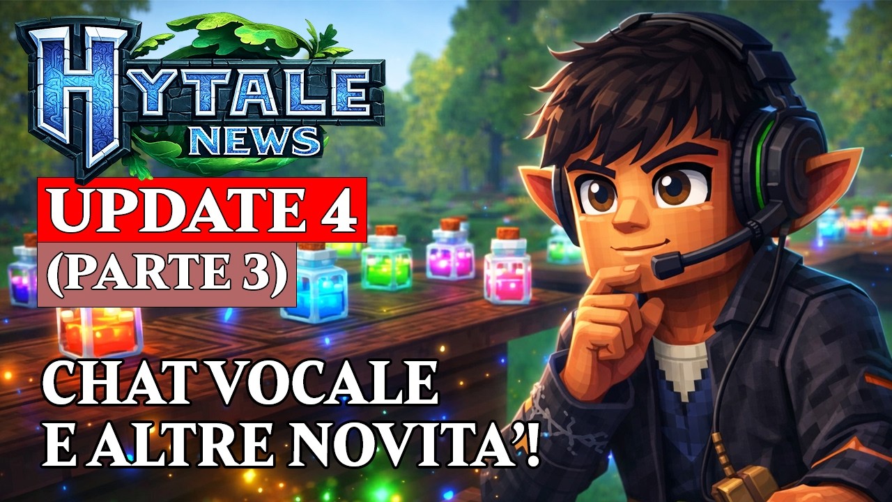 HYTALE UPDATE 4 (parte 3) - CHAT VOCALE e ALTRE NOVITA'!