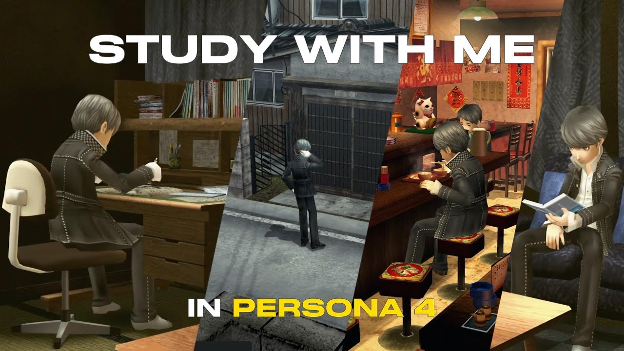 Study with Me in Persona 4 | Dojima Residence | 25/5 Pomodoro Timer