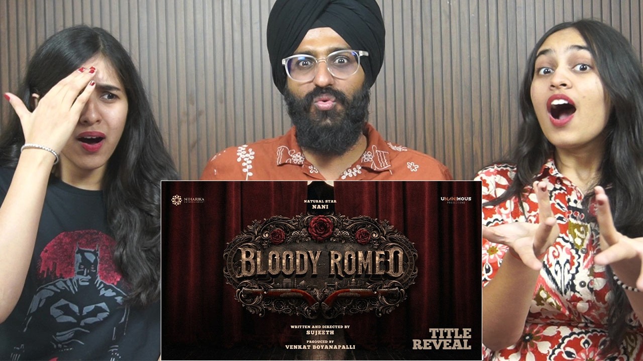 BLOODY ROMEO – Announcement Video REACTION| Nani | Sujeeth | Venkat Boyanapalli