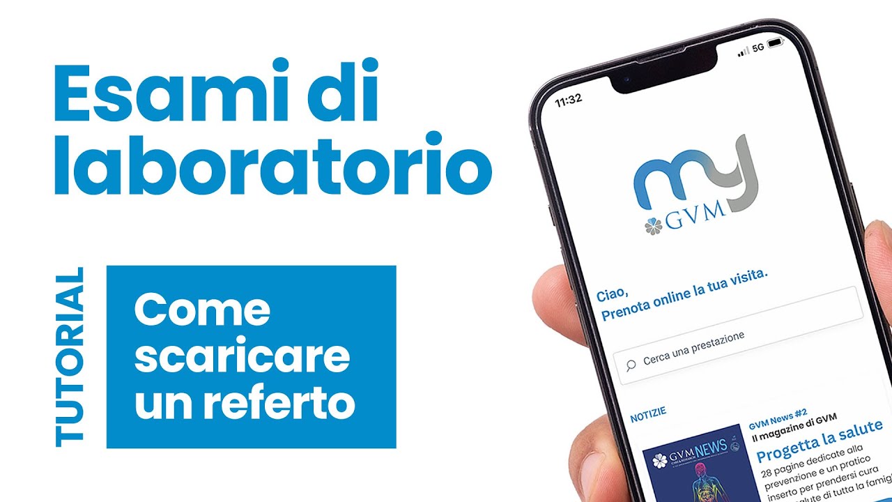 MyGVM - Come scaricare il referto degli esami di laboratorio
