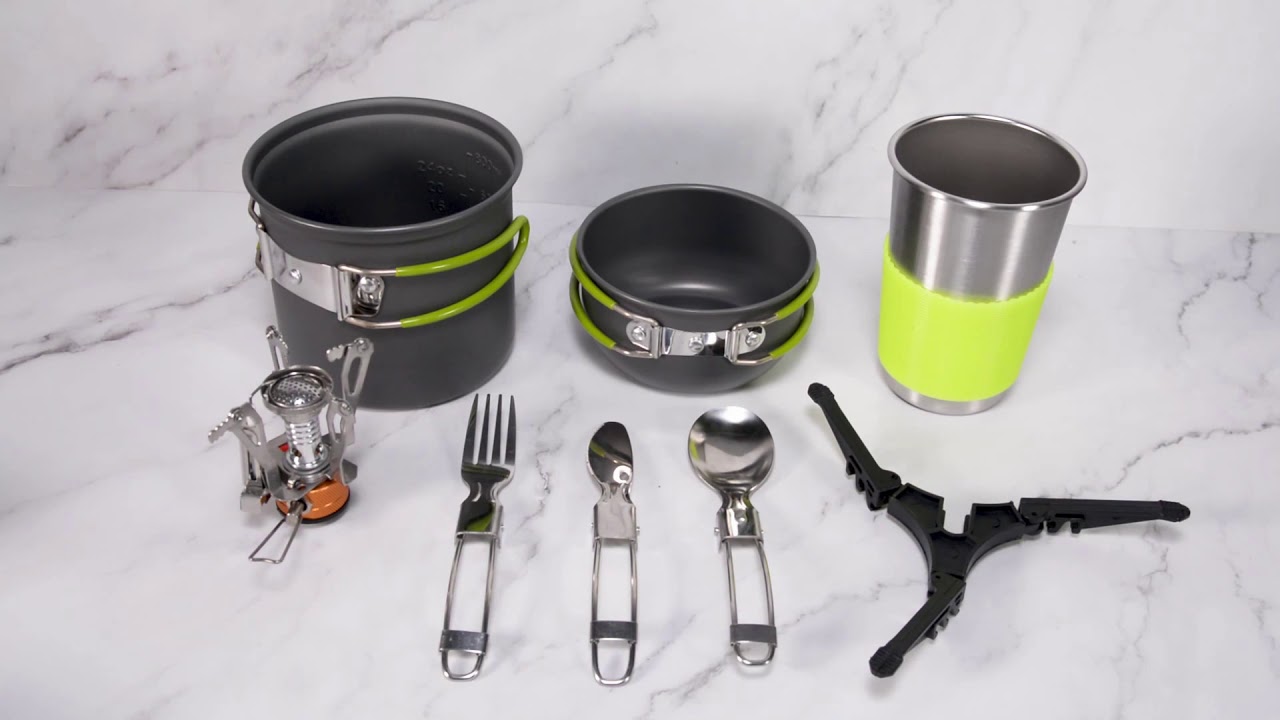 Pentole da Campeggio ODOLAND Gavetta scout stoviglie fornello