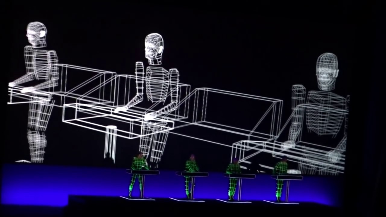 Kraftwerk - Boing Boom Tschak, Techno Pop,Music Non Stop live