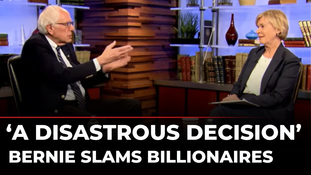 Bernie Sanders LIVE: Warns Billionaires Can Spend Unlimited Money in US Elections | US News LIVE