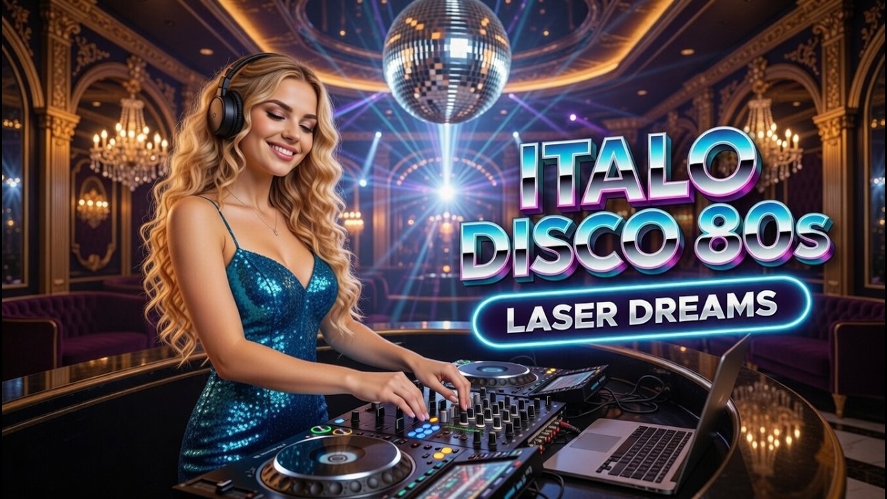 Italo Disco Midnight Synthwave Continuous Retro Energy 🌙🎹
