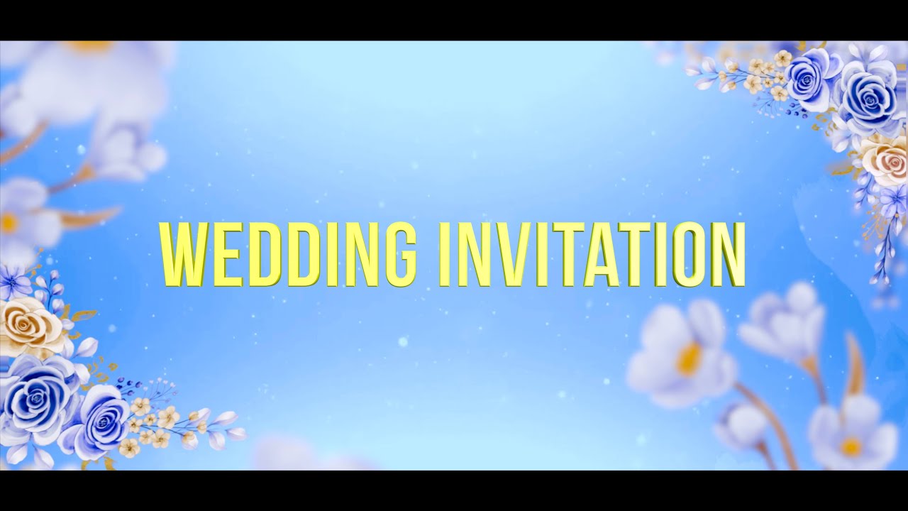 Wedding Invitation Templates Download Fcpx | Theweddingcard